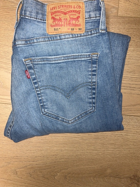 Levi's Other - Men’s 511 Levi's Light Blue Denim Jeans with Red Tab 32/32